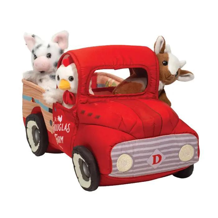 Pickup Truck Playset with Finger Puppets