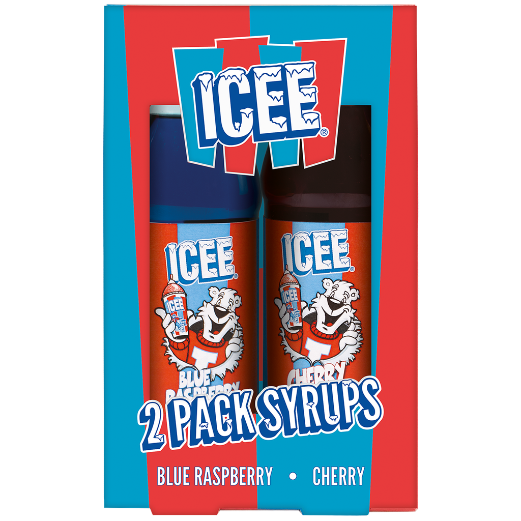 Icee Blue Raspberry & Cherry Syrup Gift Set