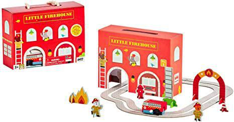 Firehouse Wind Up & Go Playset