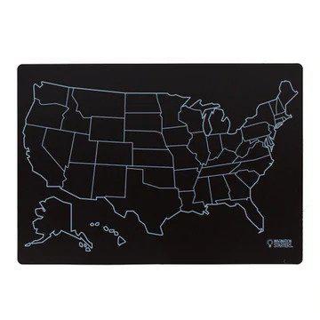 Chalkboard US Map Placemat