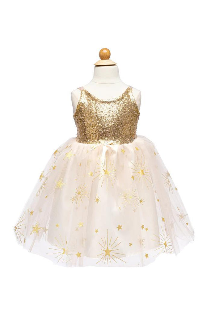Golden Glam Party Dress