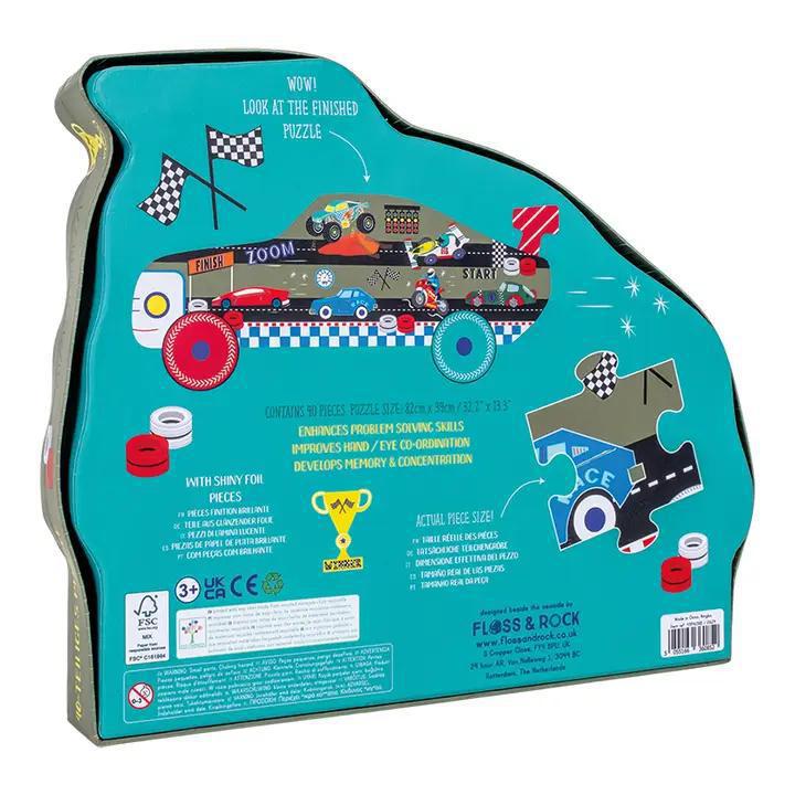 40 pc Racing Car Puzzle