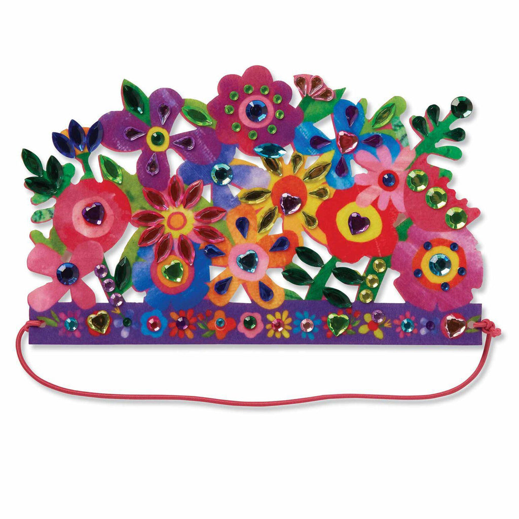 Jewel Art Crown & Unicorn Flowers