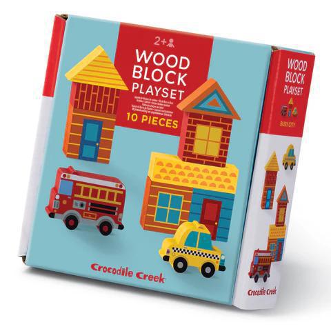Mini Build & Play Wooden Blocks