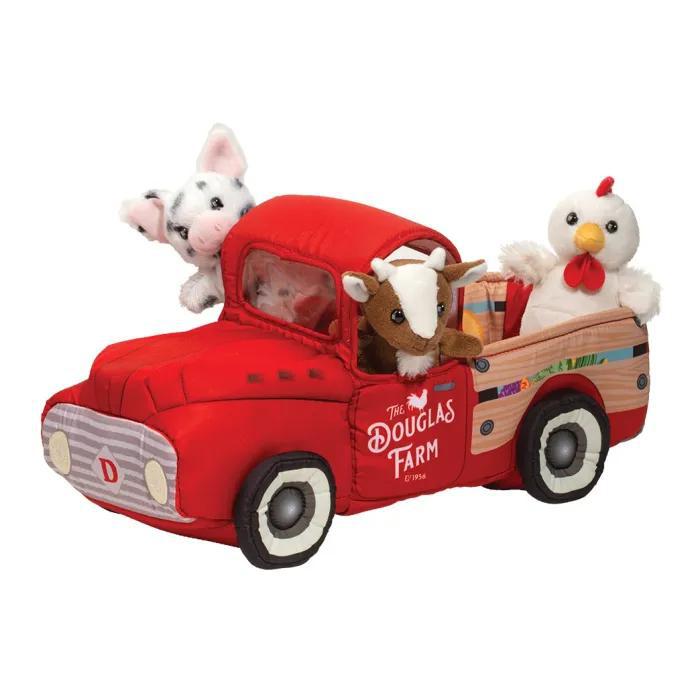 Pickup Truck Playset with Finger Puppets