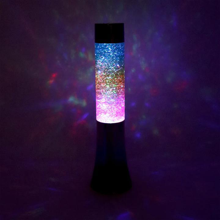 Magic Glow Rainbow Glitter Lamp