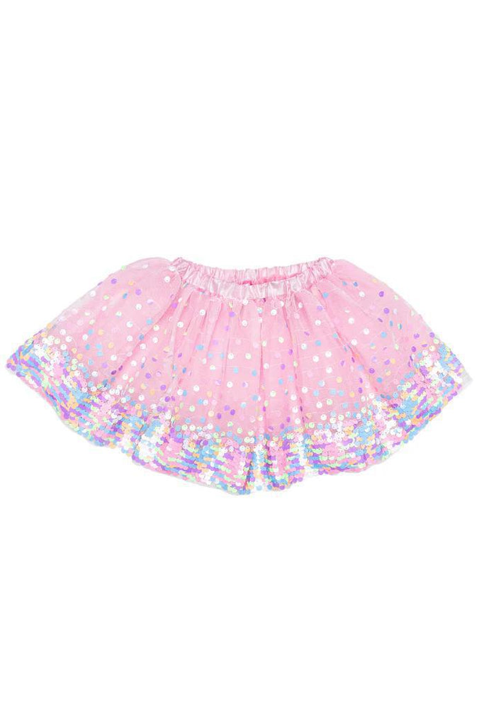 Party Fun Sequin Skirt Neon