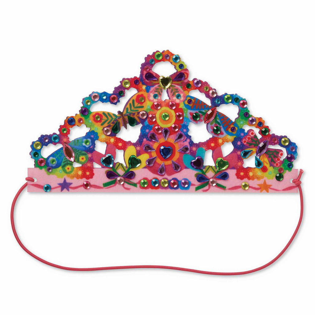 Jewel Art Crown & Unicorn Flowers