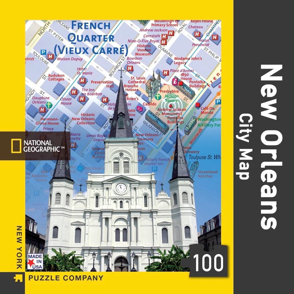 Mini New Orleans City Map Puzzle