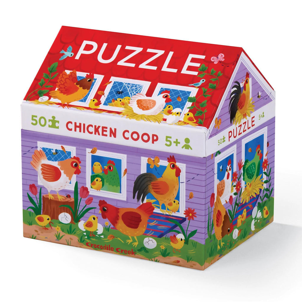 50 pc Chicken Coop House Puzzle