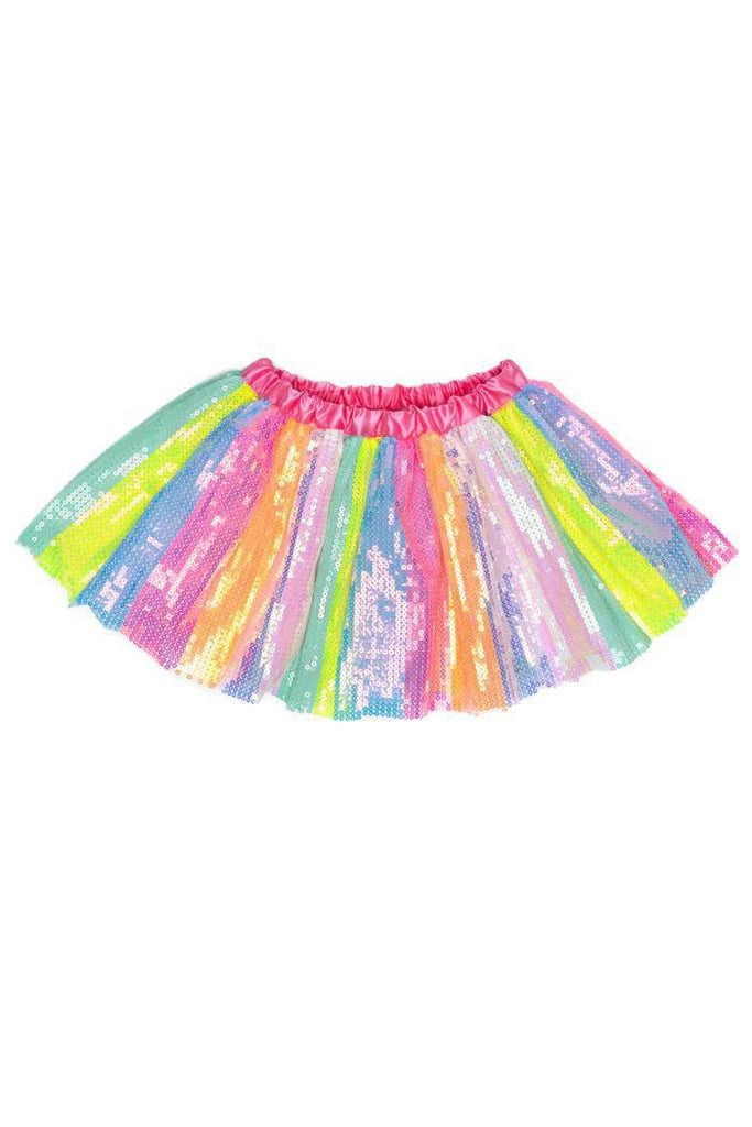 Stripy Sequin Skirt