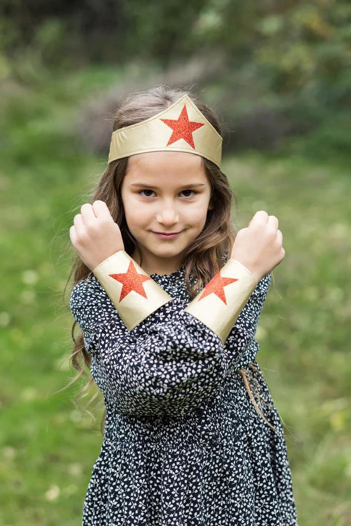 Superhero Girl Headband & Arm Cuffs