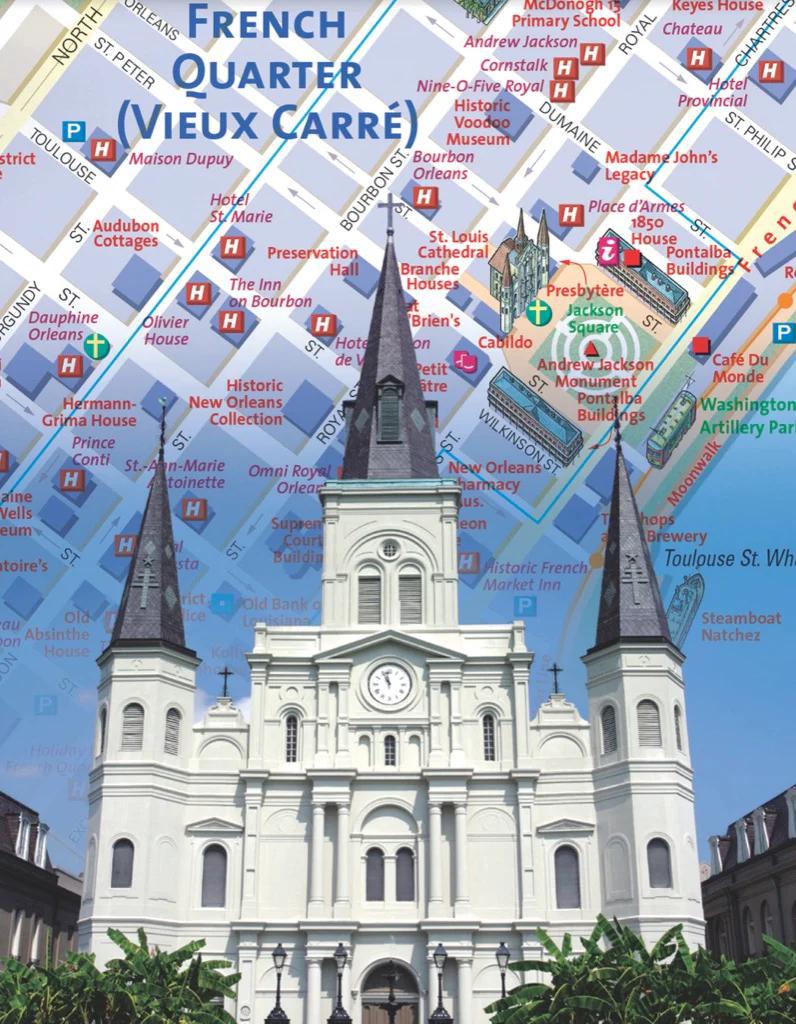 Mini New Orleans City Map Puzzle