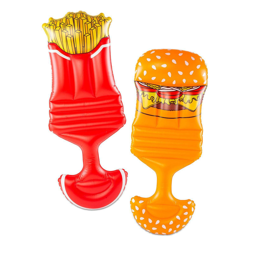 Burger & Fries Saddle Seat Float Set