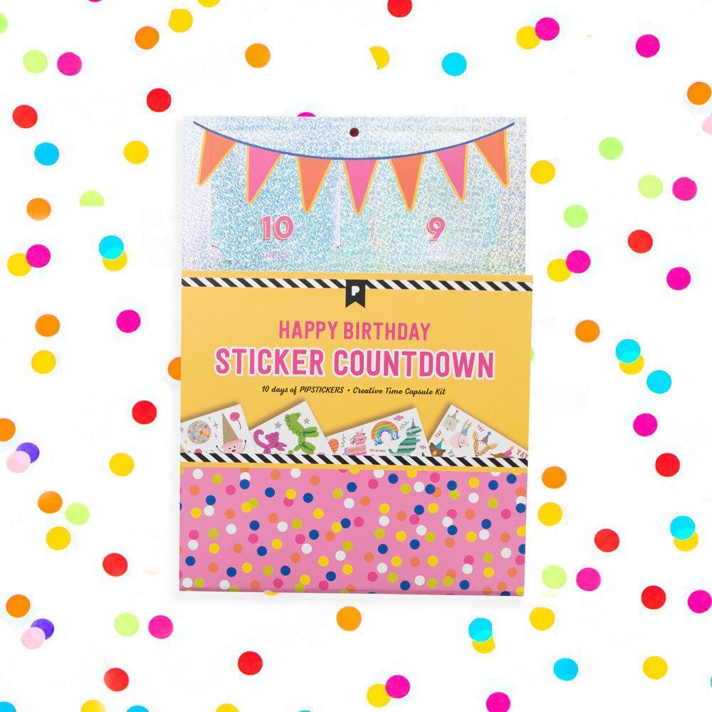 Happy Birthday Sticker Countdown