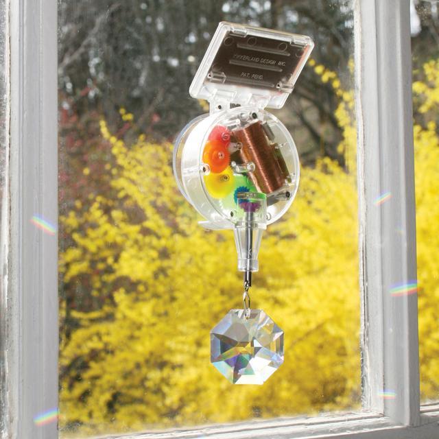 Solar Powered Rainbow Maker With Swarovski Crystal
