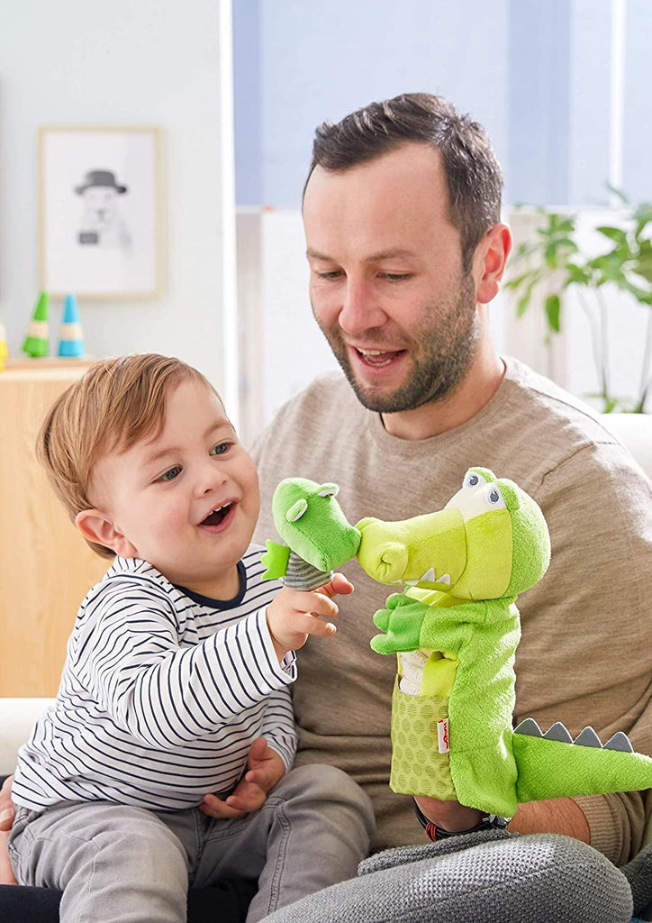 Crocodile Puppet with Baby