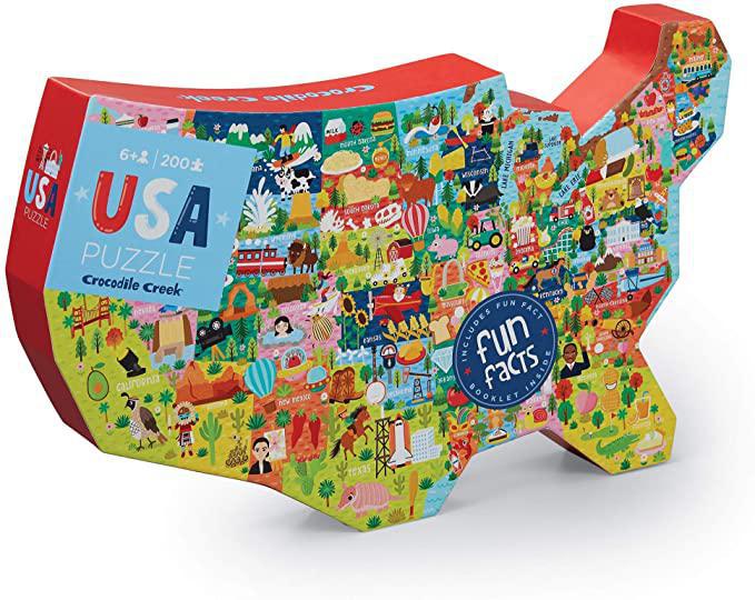 200 pc USA Shaped Puzzle