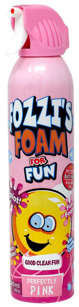 Fozzi's Bath Foam Soap Aerosol for Kids 6-pack,Yellow, Purple