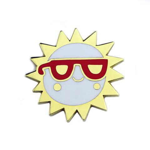 Sun Sun Glasses Enamel Pin