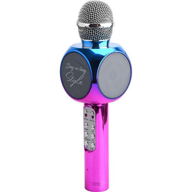 Sing Along Metallic Karaoke Bluetooth Microphone